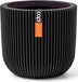 Capi Europe - Bloempot bol Groove - 23x21 - Zwart - BGVBL134