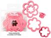 Decora 0255313 Set van 6 bloemen uitstekers 1,5 2,5 3,5 5 6,5 8 H 2,2 cm, geassorteerd