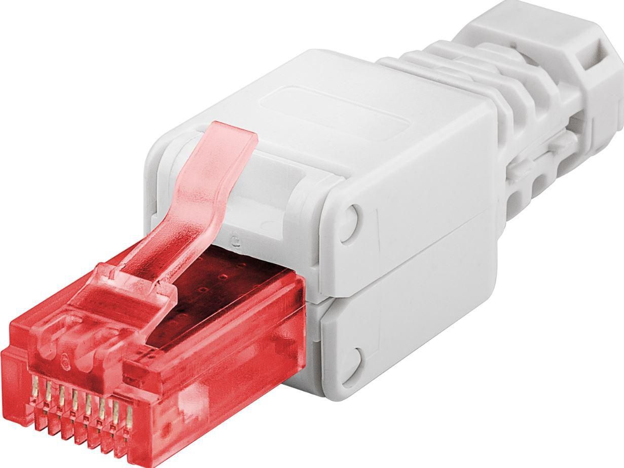 Microconnect KON520TL kabel-connector RJ-45 Wit Cat6