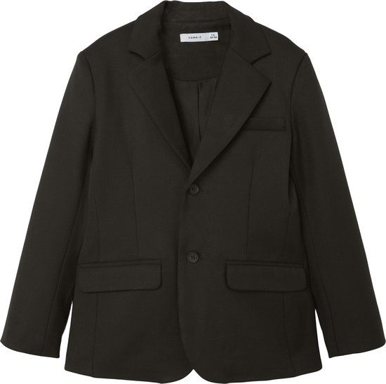 NAME IT NKMRIRAMEL BLAZER NOOS Jongens Colbert - Maat 152 Black