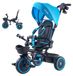 Tricycle pour enfants, 6-en-1, réglable, adapté jusqu'à 25 kg, bleu/noir