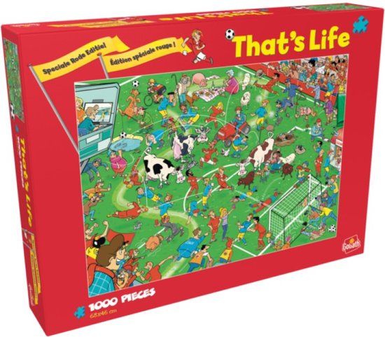 Goliath That's Life Limited Edition Belgium Football 2021 1000 stukjes 68x46cm