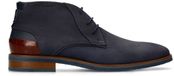 Van Lier Heren Donkerblauwe Nubuck Veterboots Maat 44