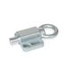 Ganter Normelemente GN 722.6-10-20-A-ZB Rastbouten met trekring, om vast te schroeven, zonder vergrendeling, verzinkt, bouten diameter 10 mm