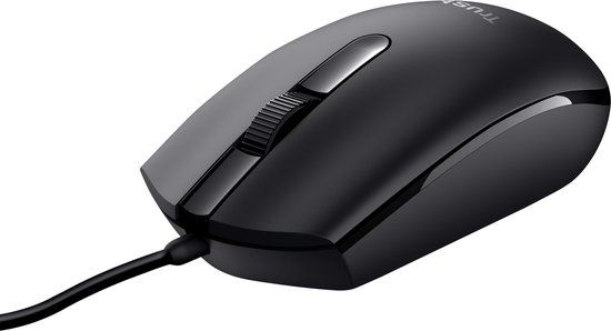 Trust TM-101 muis Ambidextrous Optisch 1200 DPI Zwart