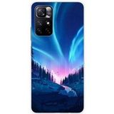 1001 coques Xiaomi Bedrukt siliconen hoesje compatibel met Xiaomi Redmi Note 11 5G, Xiaomi Redmi Note 11S 5G Tombee de nuit