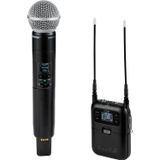 Shure SLXD25+/58-K55 draagbaar draadloos systeem met SM58 (606-694 MHz)