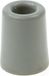 Merkloos Deurbuffer - rubber - grijs - 50 x 30 mm - deurstopper met schroef bevestiging