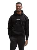 Tom Tailor Mannen Trui Relaxed Sweatshirt Met Capuchon 1045580xx12 - Zwart - XXL