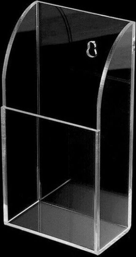 Coretek Houder voor afstandsbediening met 1 vak / transparant