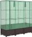 vidaXL Plantenbak verhoogd met kashoes 120x40x138 cm rattanlook