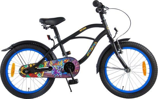 Volare Batman Kinderfiets - 18 inch - Zwart - Jongens