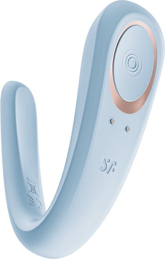 Satisfyer Double Classic Lichtblauw