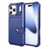 iPhone 17 Pro Max Bleu Coque en TPU avec Porte-Cartes