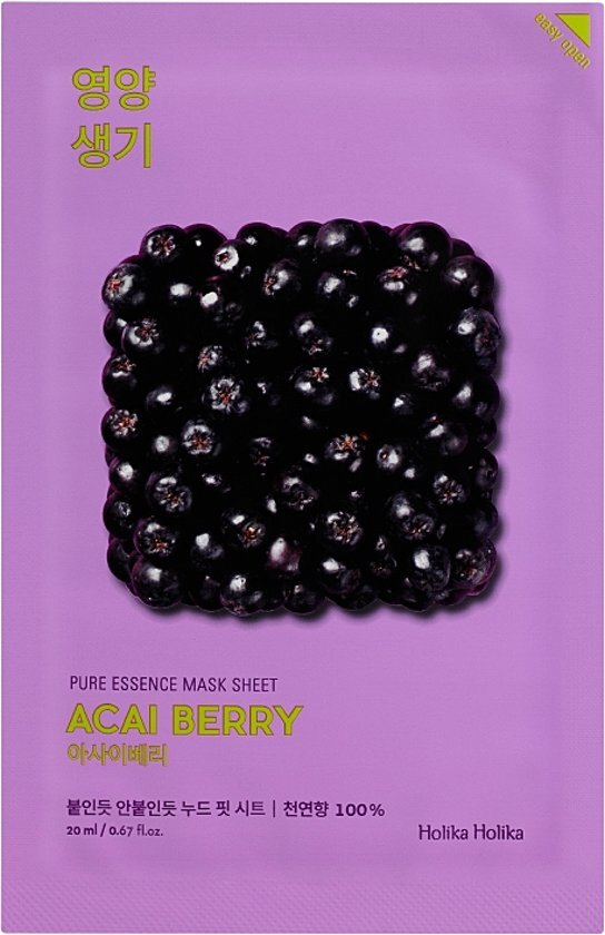 Holika Holika Pure Essence Mask Sheet - Acai Berry