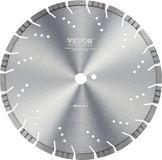 VEVOR Diamantdoorslijpschijf, 350mm, Schuine Tanden, 10mm Segmenten, Geschikt voor Beton, Tegels, Baksteen, Marmer