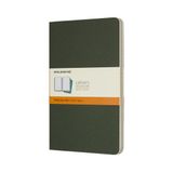 Moleskine Cahier Journals - Large - Gelinieerd - Groen - set van 3