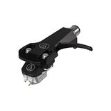 Audio-Technica AT-XP7/H Dual Moving Magnet Stereo DJ Cartridge with Headshell Zwart