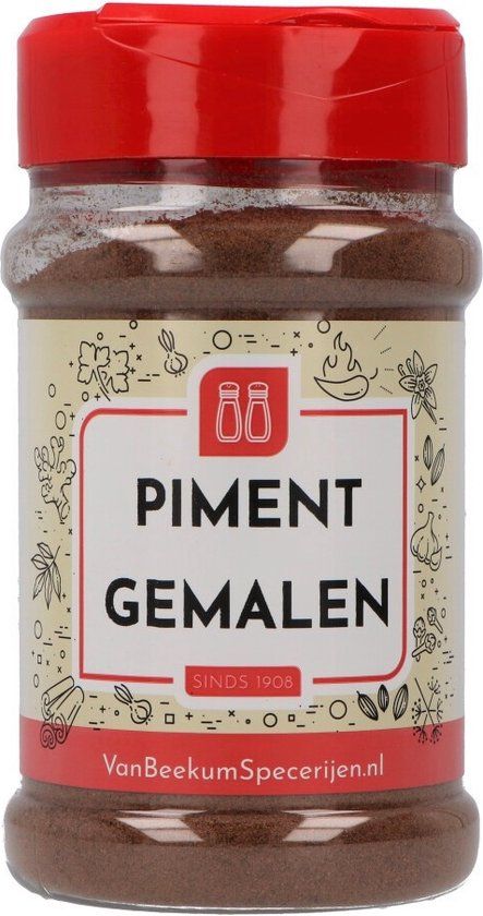 Van Beekum Specerijen - Piment Gemalen - Strooibus 130 gram