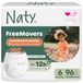 Naty FreeMovers Luierbroekjes, Maat 6 (14–20kg), 96 stuks