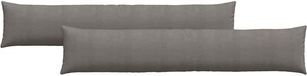 vidaXL - Zitkussens - 2 stuks - Lichtgrijs - 200 x 40 cm - Corduroy stof
