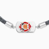 Herzengel Engelsrufer Kinderarmband roestvrij staal brandweer met emaille