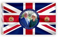 Union Jack Flag - King Charles III Coronation - 5x3FT - Outdoor Decoration
