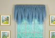 Today's Curtain Emelia Original Voile Ascot 63,5 cm, Wedge Blauw, 101,6 cm B x 63,5 cm L