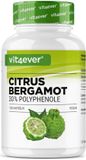 Vit4ever Citrus Bergamot - 120 Capsules Hooggedoseerd met elk 750 mg Extract - Premium: 30% Polyfenolen - Kruising van Cederappel & Bittere Sinaasappel - Vegan, Zonder Onnodige Toevoegingen