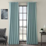 HPD Half Price Drapes Kamerverduisterende gordijnen 243,84 cm lang voor slaapkamer en woonkamer (1 paneel), 127 x 243,84, jeneverbes