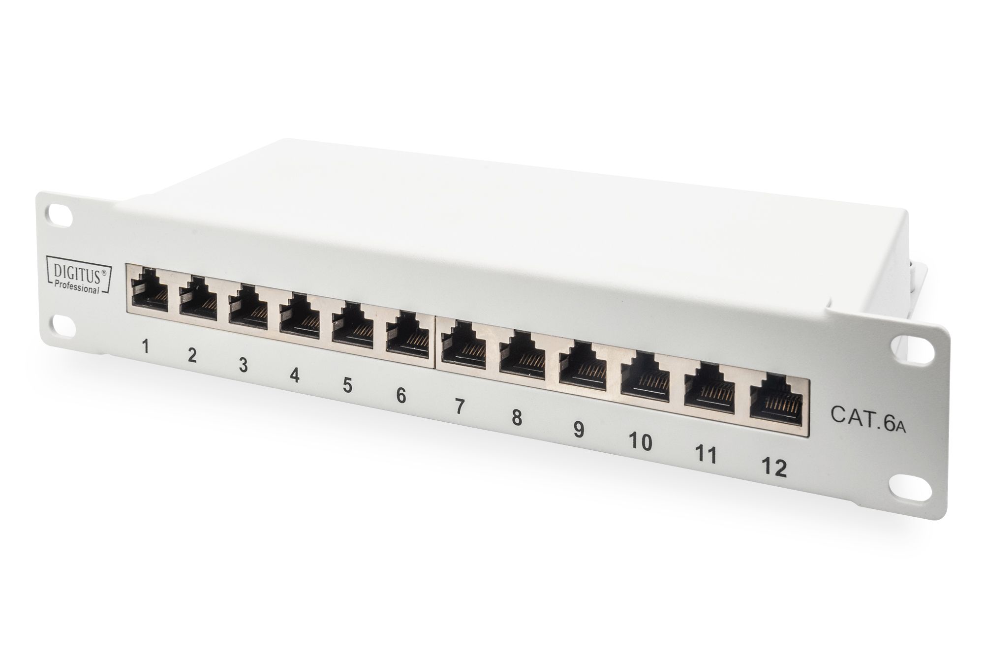 Digitus DN-91612S-EA-G - Patch paneel - RJ-45 - Grijs