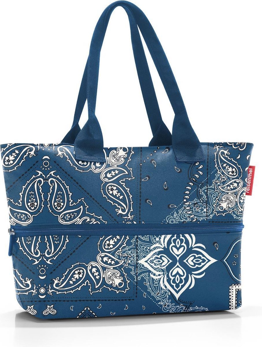 reisenthel Shopper E1 Shopper Schoudertas - 12L - Bandana Blauw