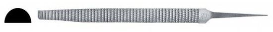 Erizo Half-ronde rasp ERIZO 10" Entrefina (limaboon)