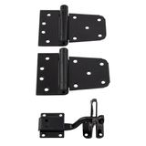 National Hardware N343-475 Zelfsluitende Poortset, Zwart