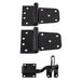 National Hardware N343-475 Zelfsluitende Poortset, Zwart
