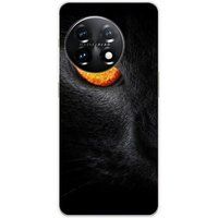 1001 coques OnePlus Bedrukt siliconen hoesje compatibel met OnePlus 11 5G Oeil de panthere