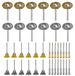 Set van 40 stalen borstels met 3mm schacht