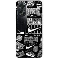 Nike Etui Oppo A38 Nike air logo Download Nike Graffiti Zwart Wit Maniacase