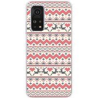 1001 coques Rendier Rendier siliconen hoesje compatibel met Xiaomi Mi 10T, Xiaomi Mi 10T Pro Kersttrui