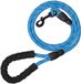Relaxdays Hondenriem, reflecterend, nylon, 150 cm, blauw