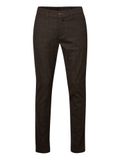 PIERRE CARDIN Broek 'Calais' donkerbruin