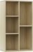 vidaXL Boekenkast/dressoir 50x25x80 cm bewerkt hout sonoma eikenkleur