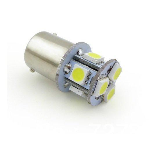 ABC-LED BA15S smd 8-led ORANJE licht lamp voor auto achterlichten 12V (P21W 1156