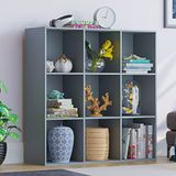 Vida Designs Durham Boekenkast Opslag Organizer Woonkamer Boekenplank Home Office Meubels (9 Kubus, Grijs)