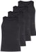 Sloggi Heren onderhemd 4 pack SLG Base Zwart XL