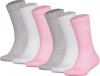 Puma Sokken Set van 6 Roze Kinderen 31-34 Katoenmix