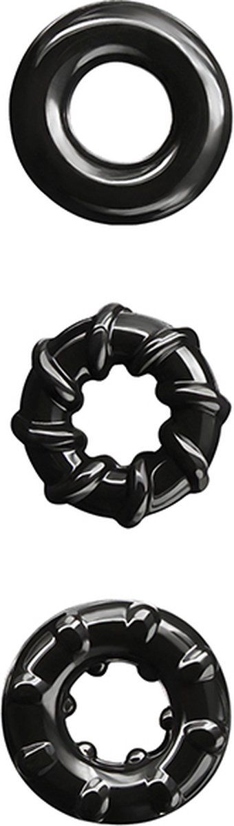 NS Novelties RENEGADE DYNO RINGS Zwart