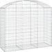 vidaXL Schanskorf gewelfd 150x50x120/140 cm gegalvaniseerd ijzer