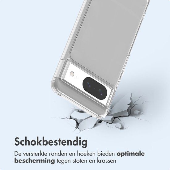 imoshion Hoesje - Geschikt voor Google Pixel 8 - Protective Backcover - Transparant
