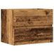 VidaXL Badkamerkast 60x38,5x45 cm bewerkt hout oud houtkleurig